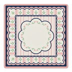 Parlor Rose Romance Mahjong Mat by Mahjong by SI