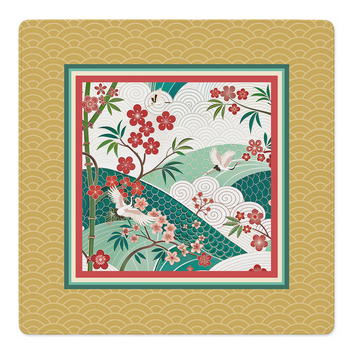 Plum Delightful Mahjong Mat | Mahjong by SI