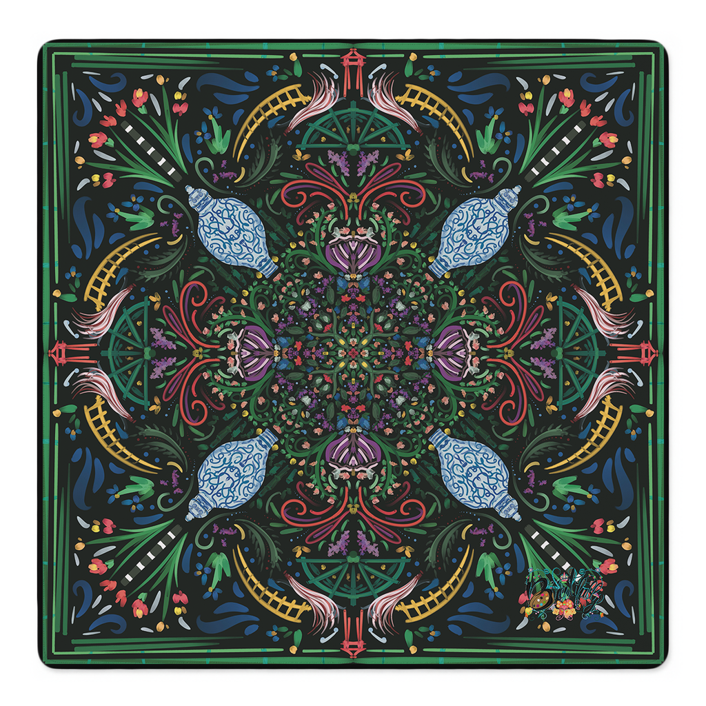 Garden of Good Fortune Mahjong Mat | Mahjong by SI