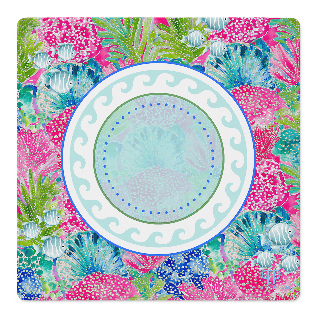 Reef Riot Reverie Mahjong Mat | Mahjong by SI