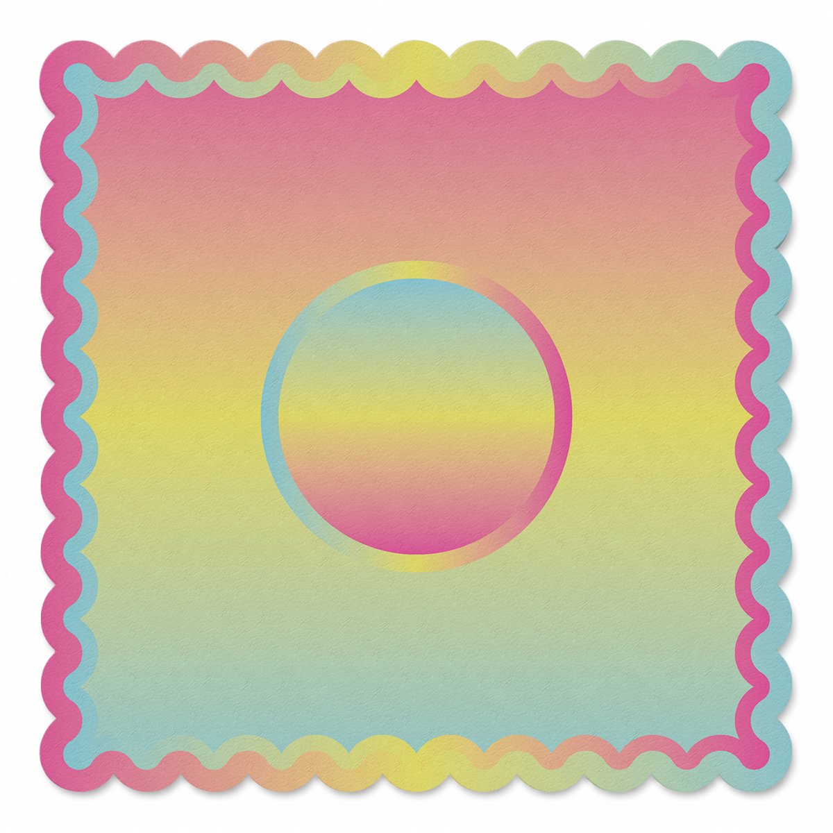 Sunset Sorbet Glow Mahjong Mat | Mahjong by SI
