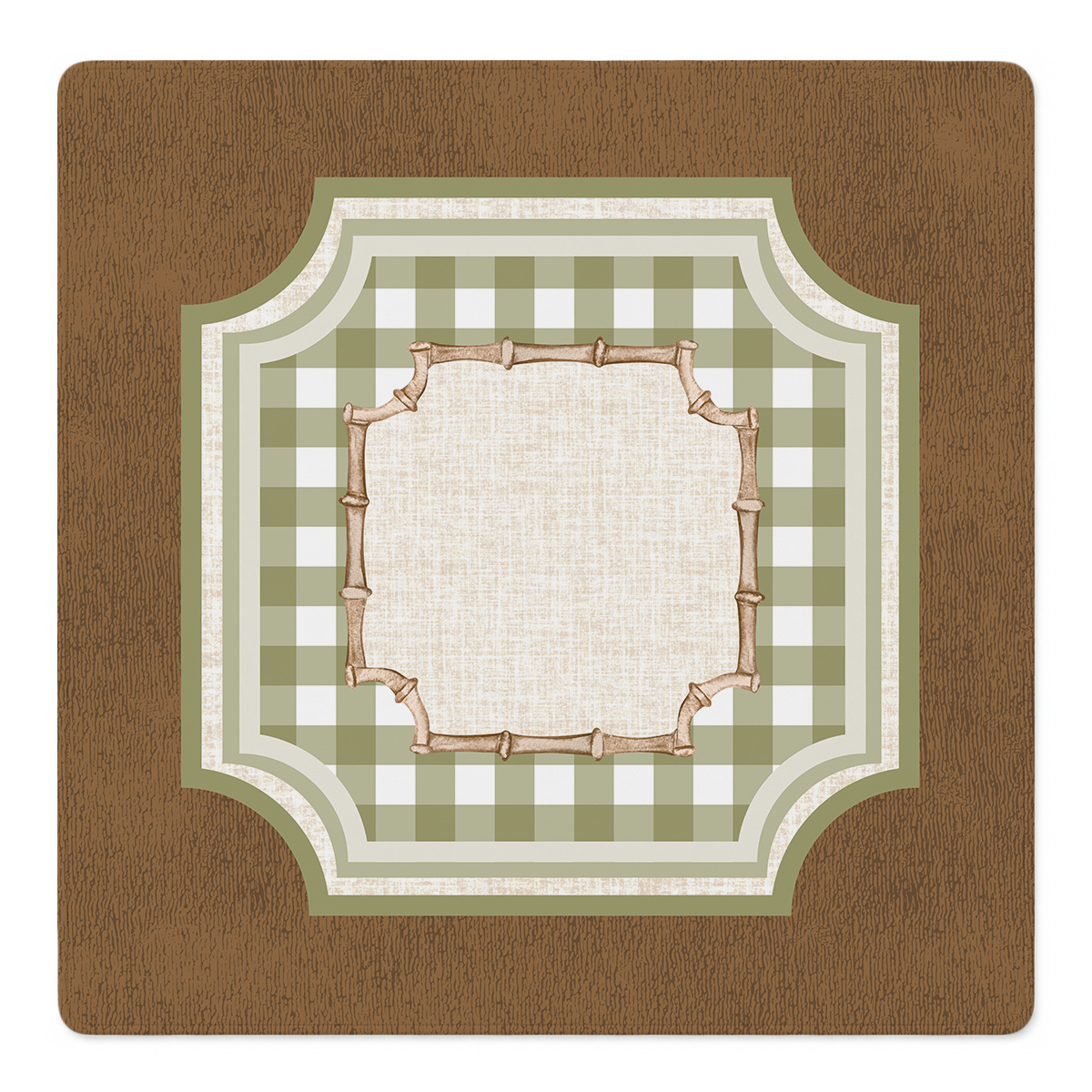 Bamboozled By Plaid Mahjong Mat | Mahjong by SI