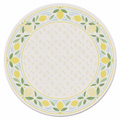 Limoncello Garden Round Mahjong Mat | Mahjong by SI