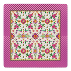 Ala Fucsia Mahjong Mat by Catalina Estrada | Mahjong by SI