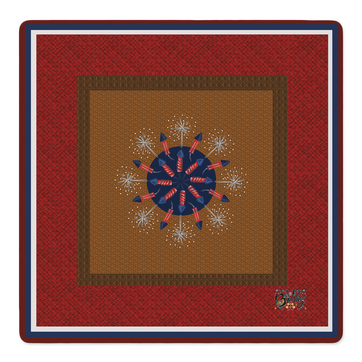 Bursts of Glory Mahjong Mat | Mahjong by SI