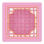 Bamboozled in Pink Mahjong Mat | Mahjong by SI
