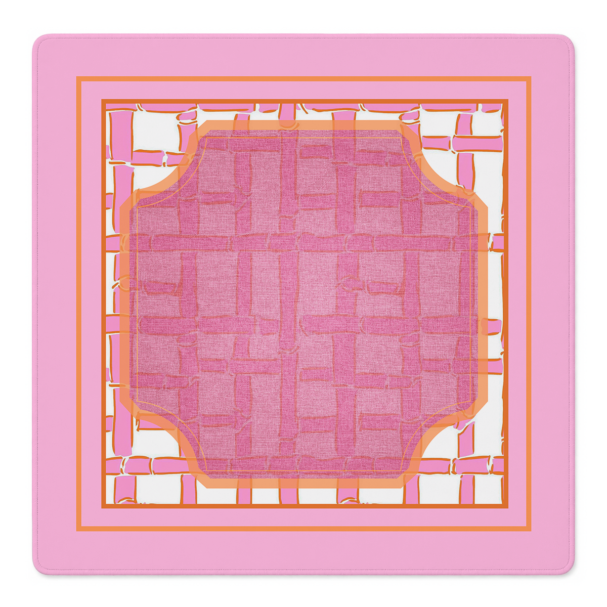 Bamboozled in Pink Mahjong Mat | Mahjong by SI