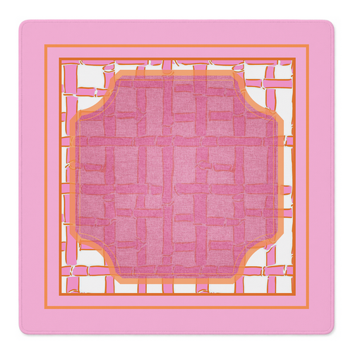 Bamboozled in Pink Mahjong Mat | Mahjong by SI