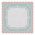Vintage Blush Trellis Frame Mahjong Mat | Mahjong by SI
