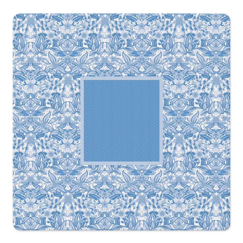 Azulejo Celeste Mahjong Mat by Catalina Estrada | Mahjong by SI