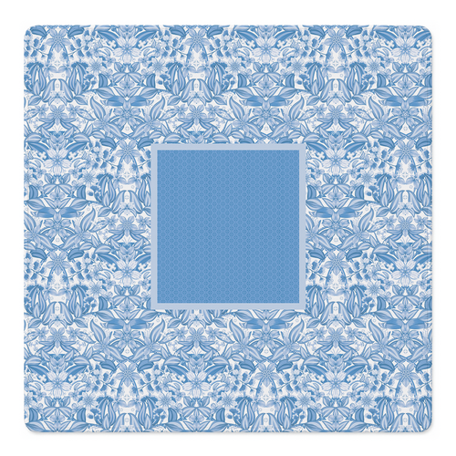 Azulejo Celeste Mahjong Mat by Catalina Estrada | Mahjong by SI