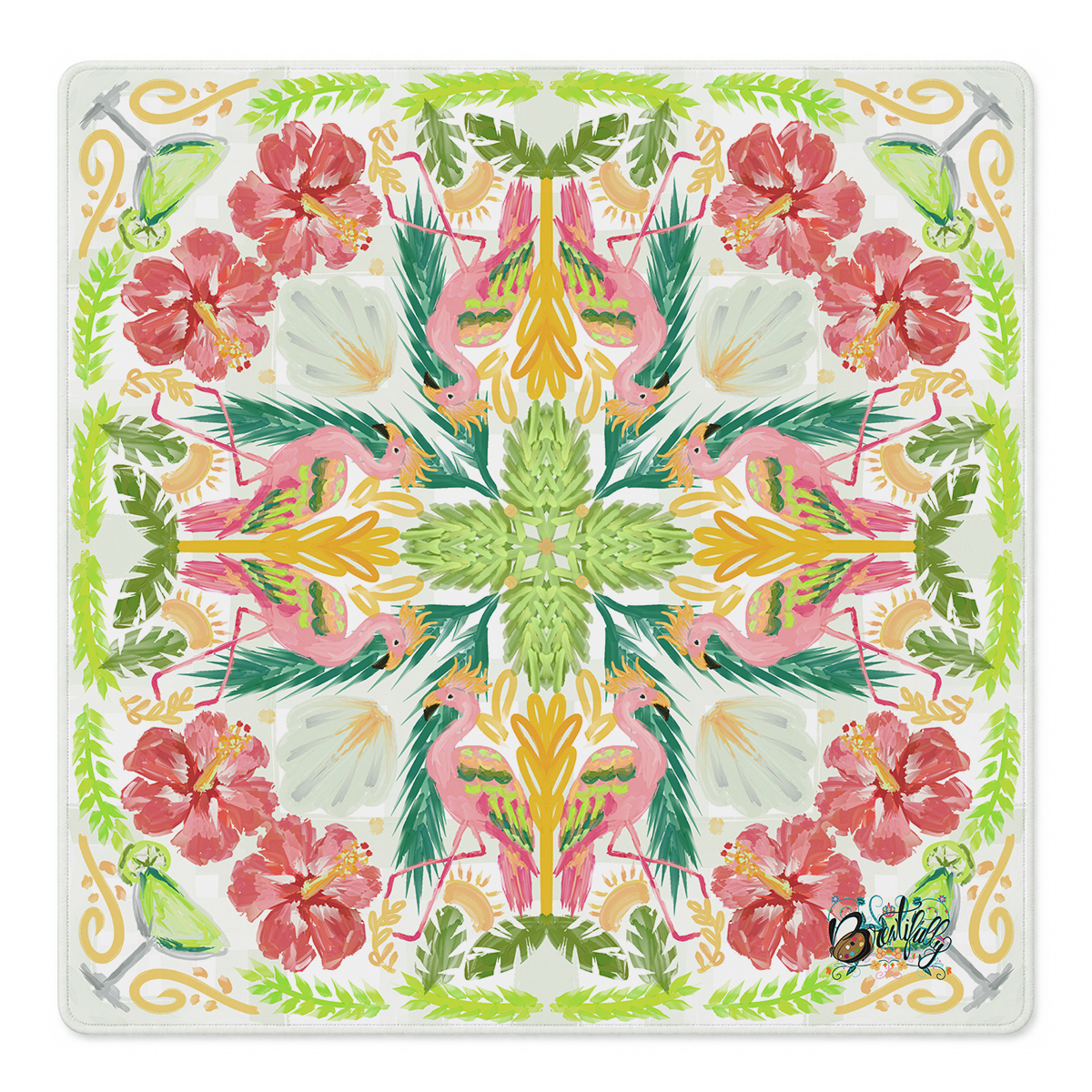 Tropical Paradise Calling Mahjong Mat | Mahjong by SI