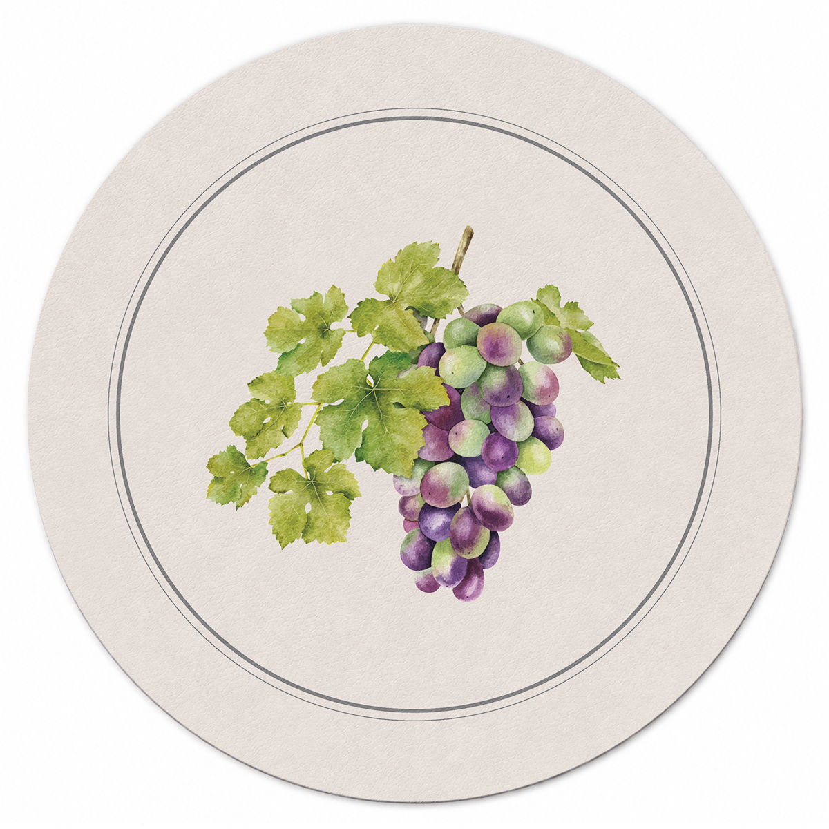 Vineyard Harvest Wreath Mahjong Mat | Mahjong by SI