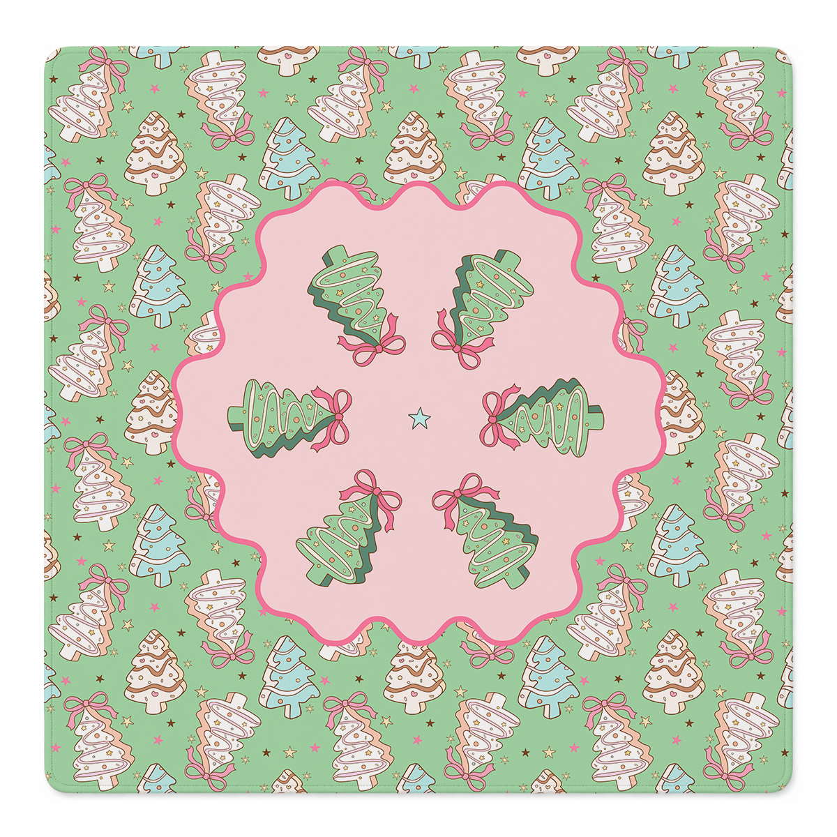 Gingerbread Trim a Tree Mahjong Mat | Mahjong by SI