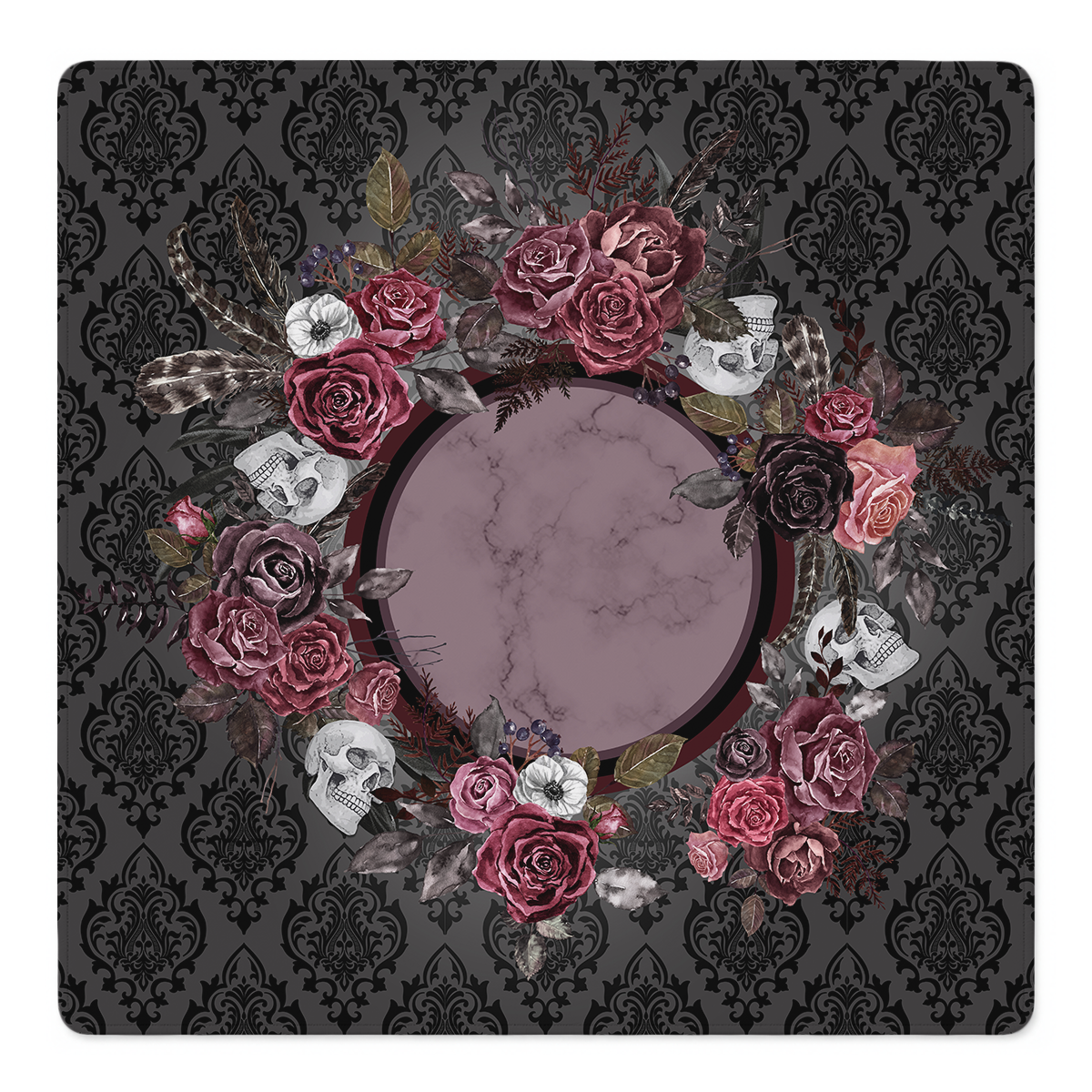 Till Death Bouquet Mahjong Mat | Mahjong by SI