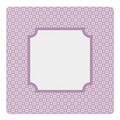 Violet Vintage Frame Mahjong Mat | Mahjong by SI