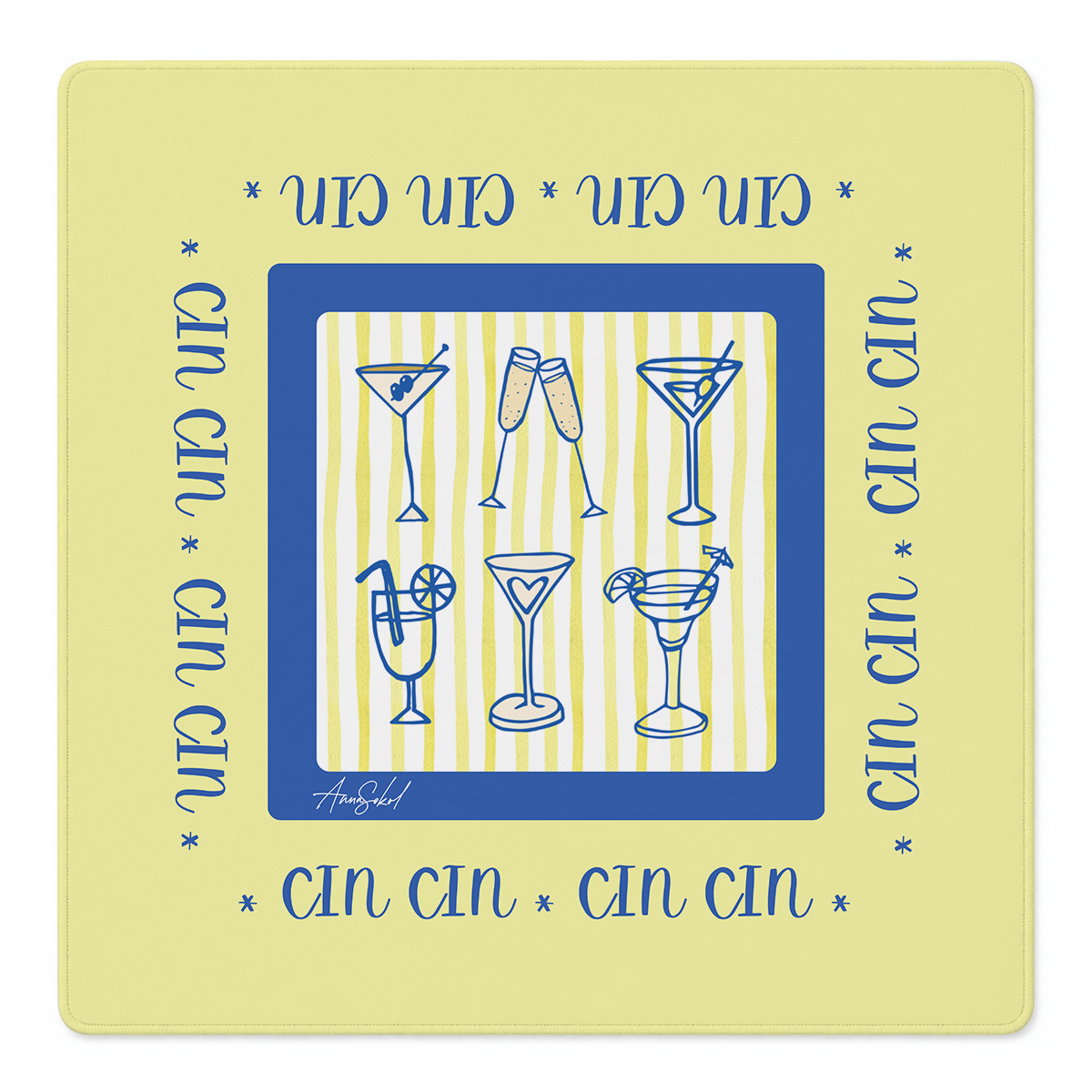 Shaken Not Stirred Mahjong Mat | Mahjong by SI