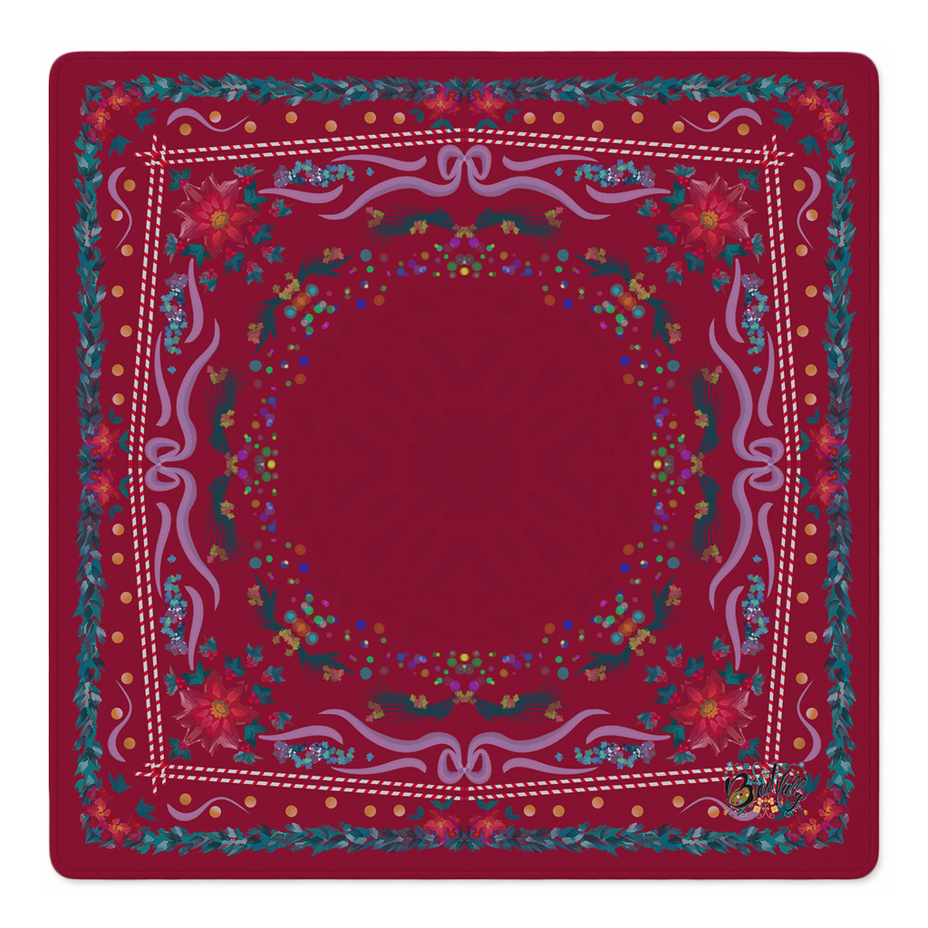 Scarlet Season Celebration Mahjong Mat | Mahjong by SI