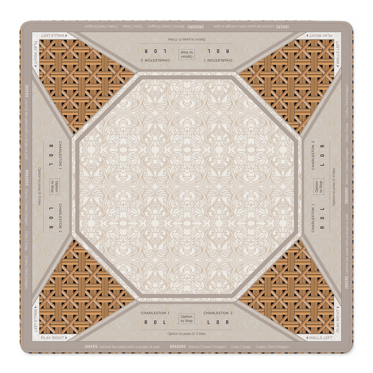 Lattice and Lace Mahjong Mat | Mahjong by SI