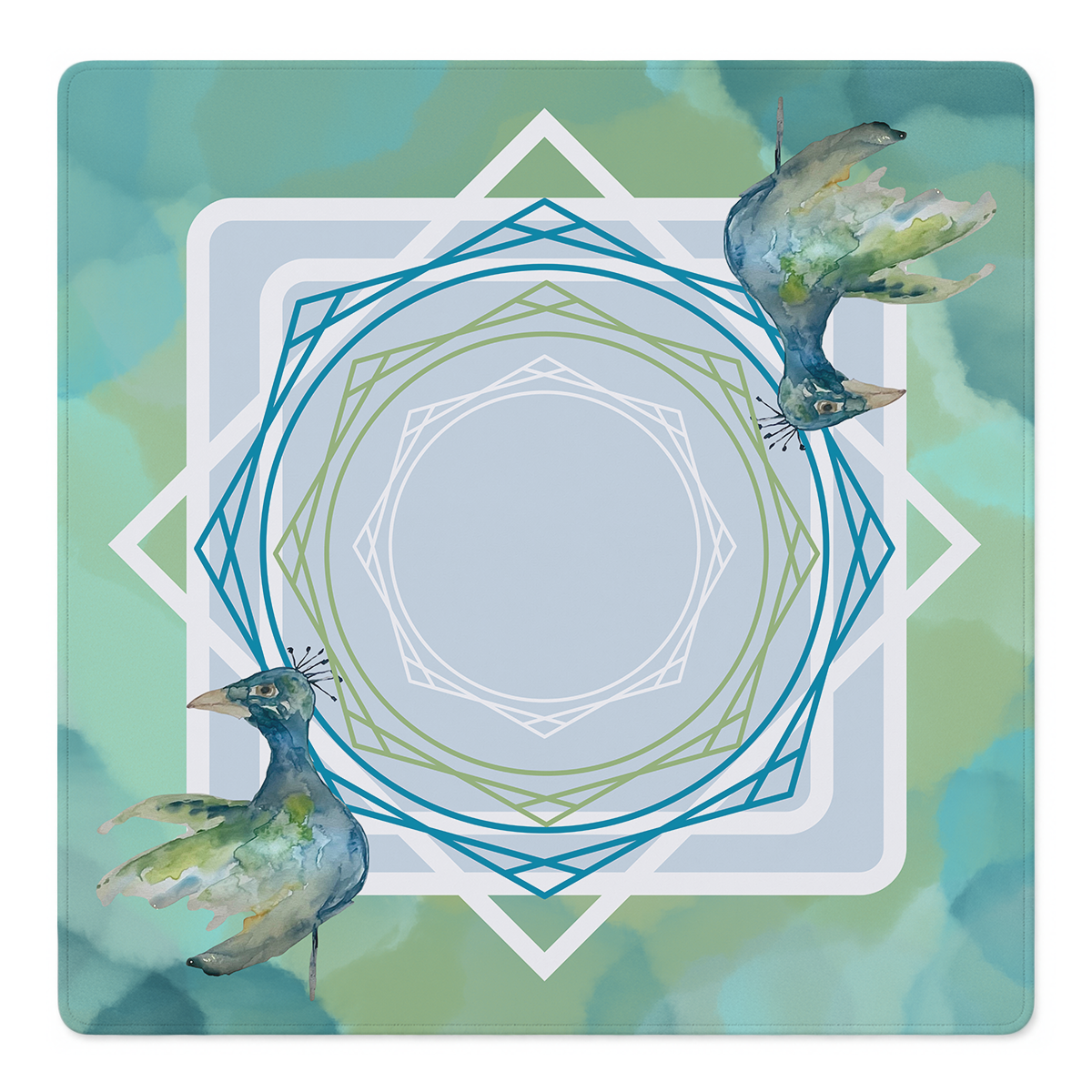 Crane Expectations Mahjong Mat | Mahjong by SI