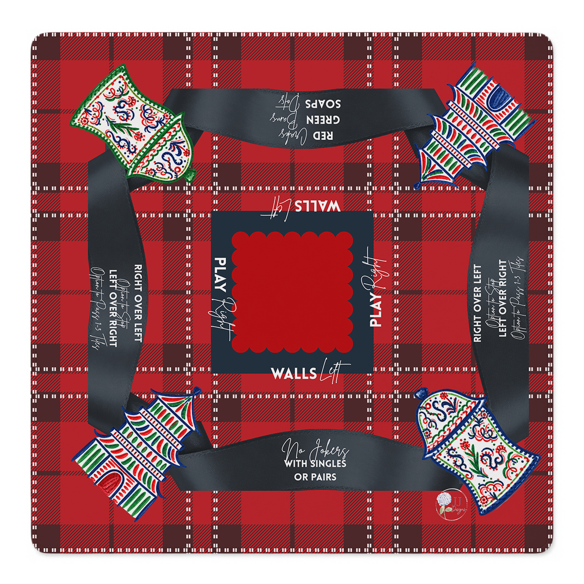 Stocking Up on Tiles Mahjong Mat | Mahjong by SI