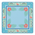 Flamingo Fandango Mahjong Mat by Mahjong by SI