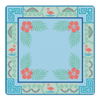 Flamingo Fandango Mahjong Mat by Mahjong by SI