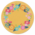 Sunshine Wreath Blooms Mahjong Mat | Mahjong by SI