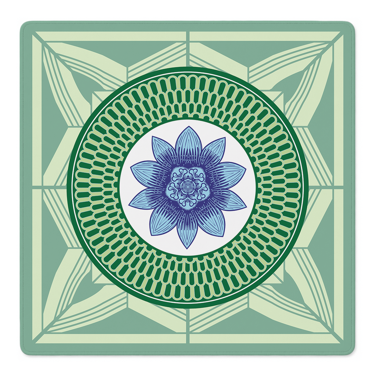 Azul Vivo Mahjong Mat by Catalina Estrada | Mahjong by SI