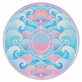 Pearlescent Tides Mahjong Mat | Mahjong by SI
