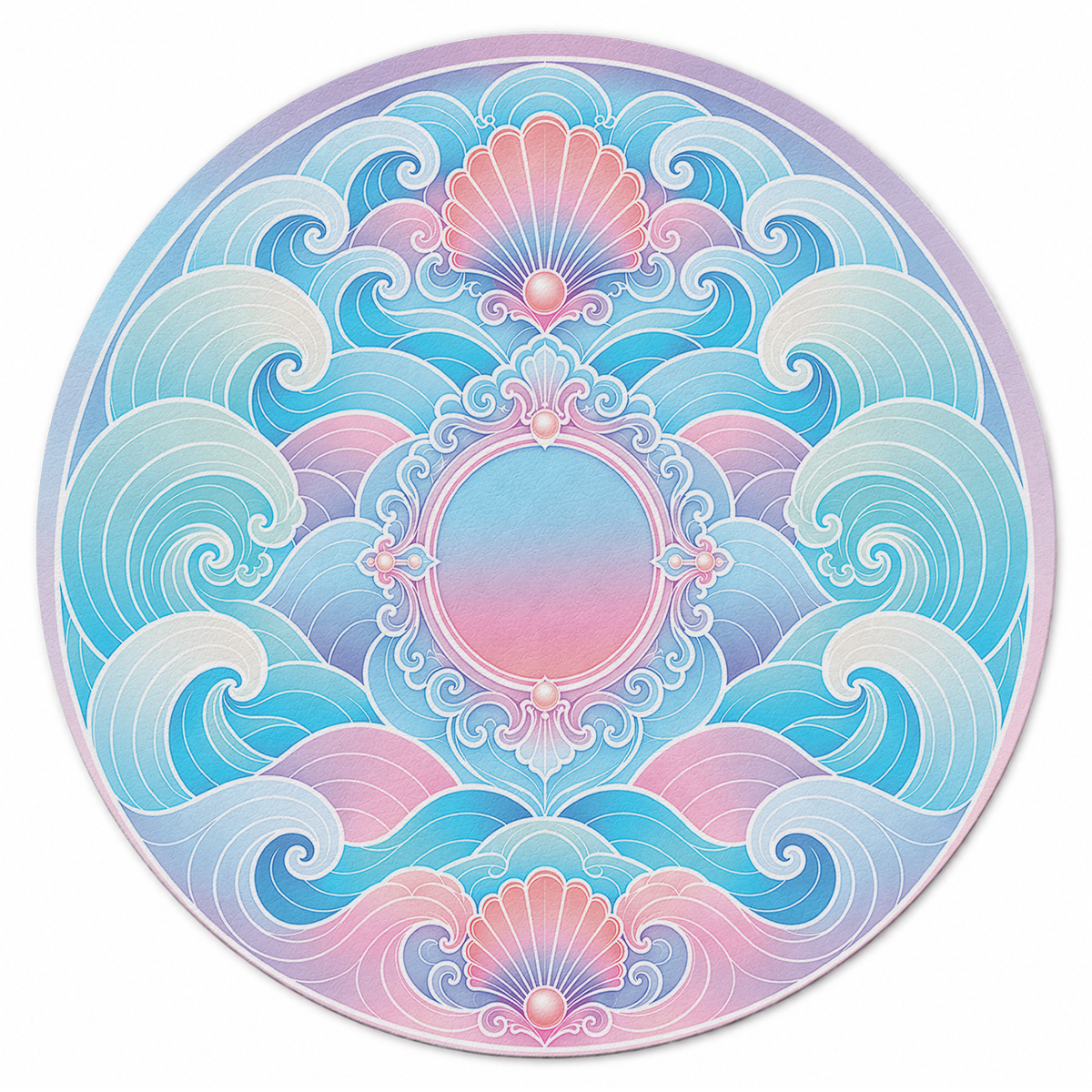 Pearlescent Tides Mahjong Mat | Mahjong by SI