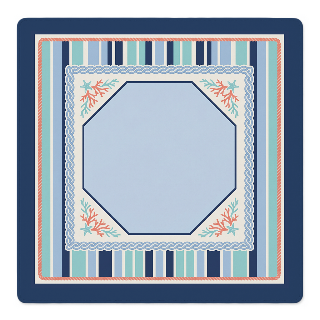 Shore Thing Mahjong Mat by Mahjong by SI