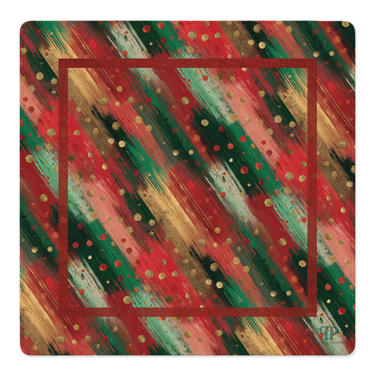 Deck the Brushstrokes Mahjong Mat | Mahjong by SI
