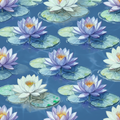 Watercolor Water Lilies