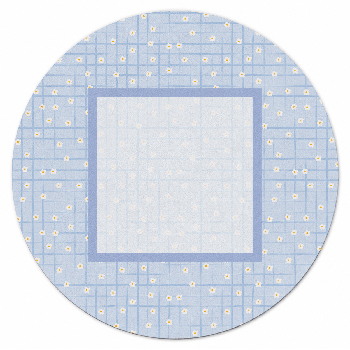 Bluebell Grid Daisy Mahjong Mat | Mahjong by SI