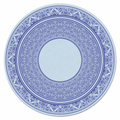 Periwinkle Medallion Lace Mahjong Mat | Mahjong by SI