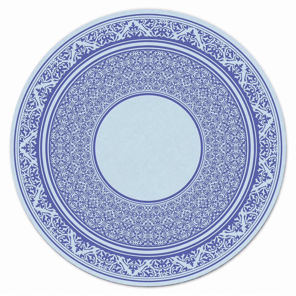 Periwinkle Medallion Lace Mahjong Mat | Mahjong by SI