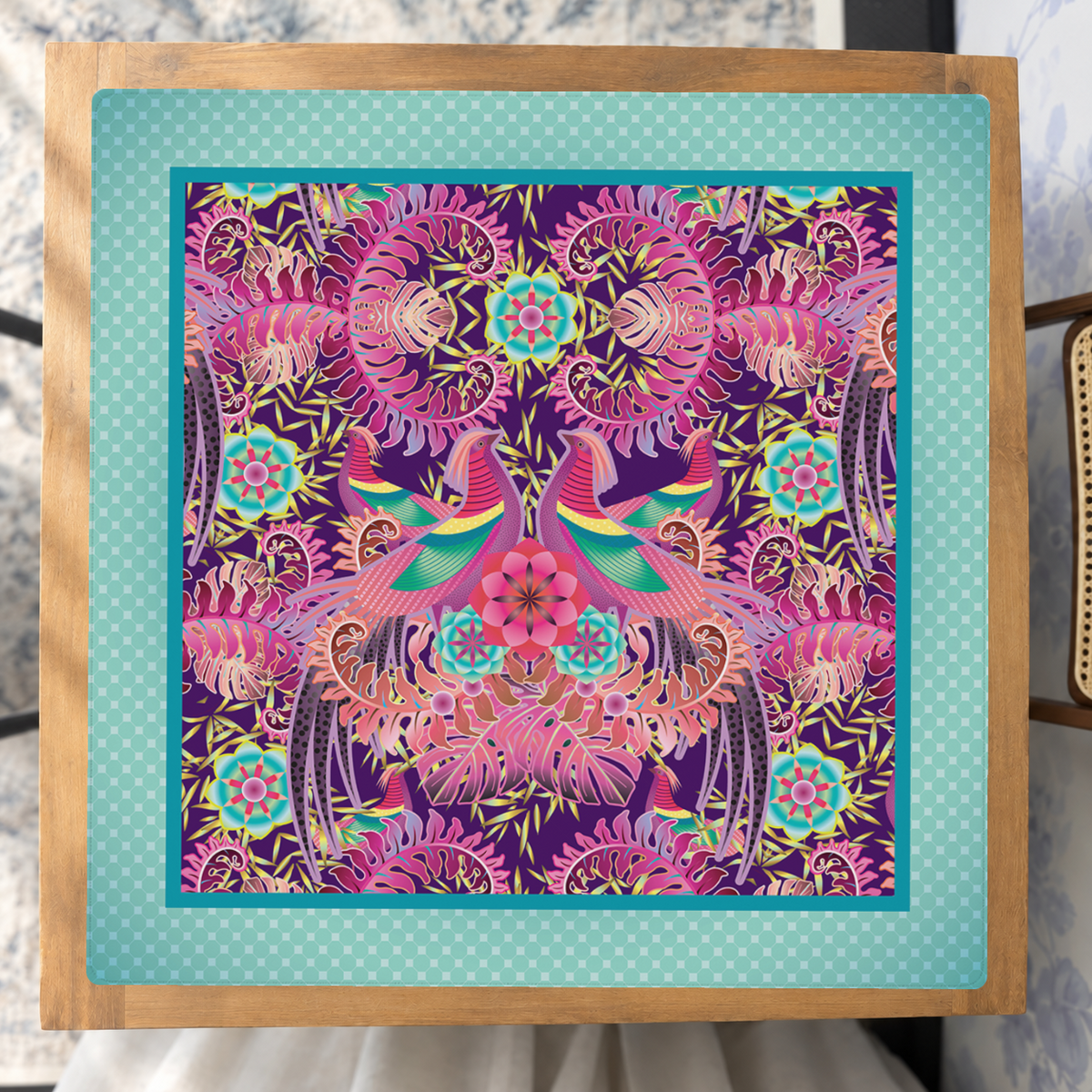 Encanto Violeta mahjong mat — Studio Overhead