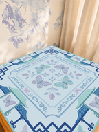 Enchanted Butterfly mahjong mat — Sunlit Detail