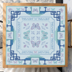 Enchanted Butterfly mahjong mat — Studio Overhead