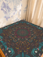 Enchanted Evenings mahjong mat — Sunlit Detail