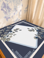 Eucalyptus Please mahjong mat — Sunlit Detail