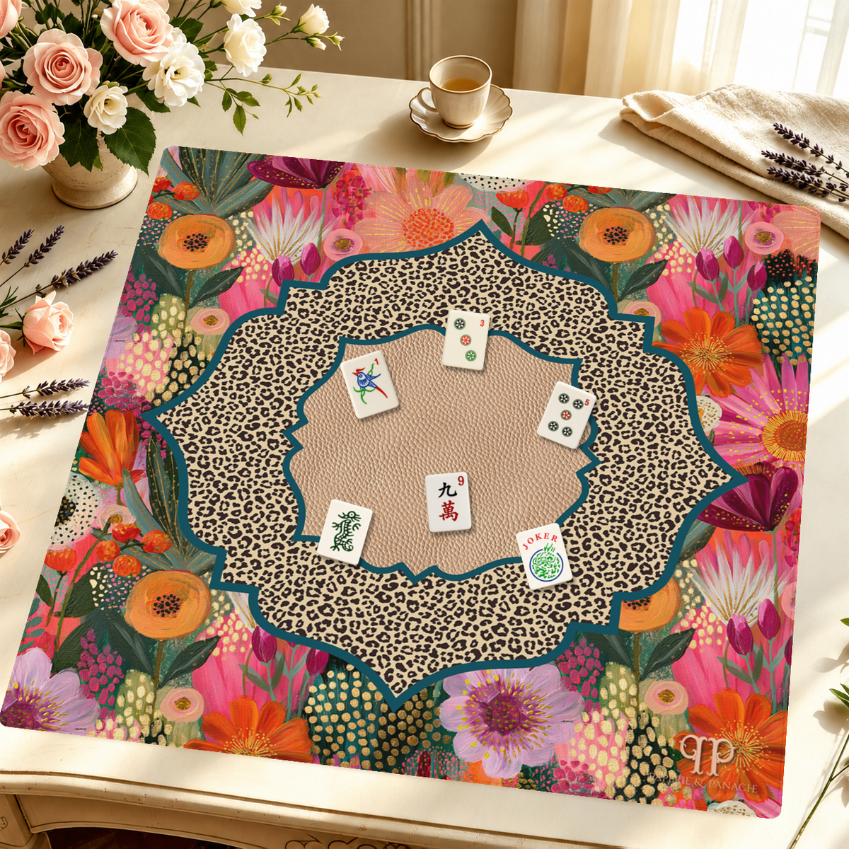 Fall on the Wild Side  mahjong mat — Styled Tile Table