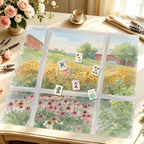 Fields of Glory mahjong mat — Styled Tile Table