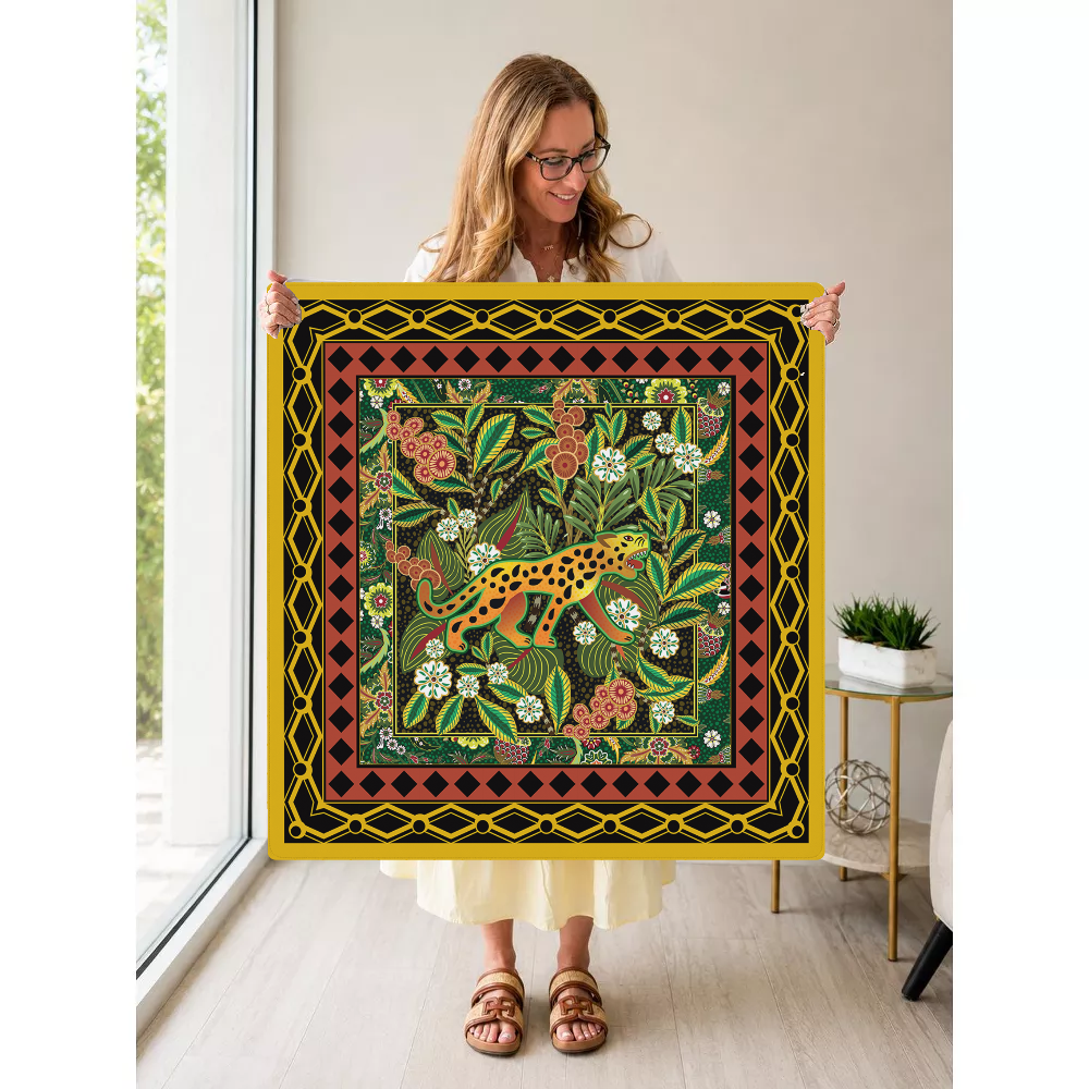 Fiera Dorada mahjong mat — Held Mat Portrait