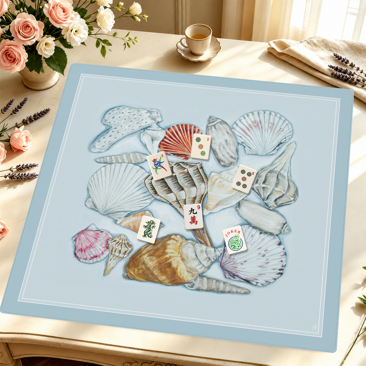 Finders Keepers mahjong mat — Styled Tile Table