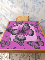 Flight Club | Purple mahjong mat — Studio Table Angle