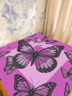 Flight Club | Purple mahjong mat — Sunlit Detail
