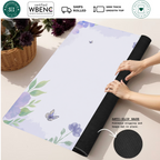 Flights Of Floral  | Purple mahjong mat — Rolled Mat Feature Image