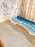 Foam at Last mahjong mat — Sunlit Detail